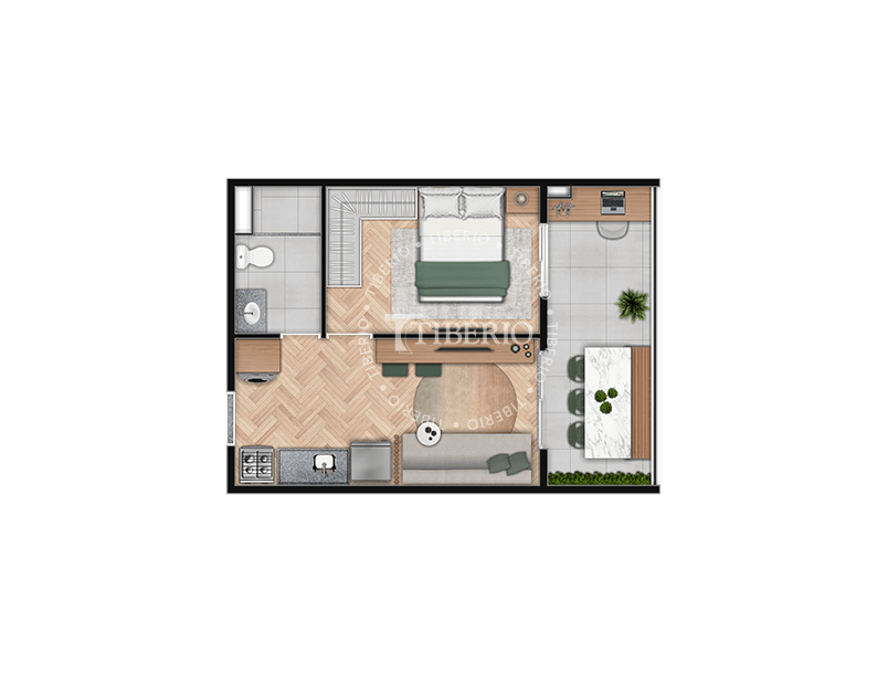 1 dorm. 35.92m²