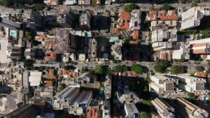 Imagem aérea do bairro de Perdizes.