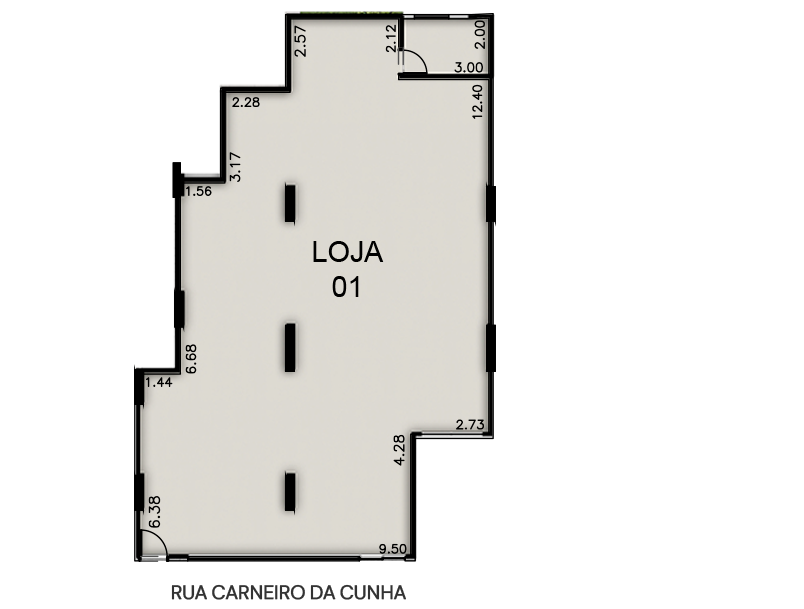 Loja 1 - 194,05m²