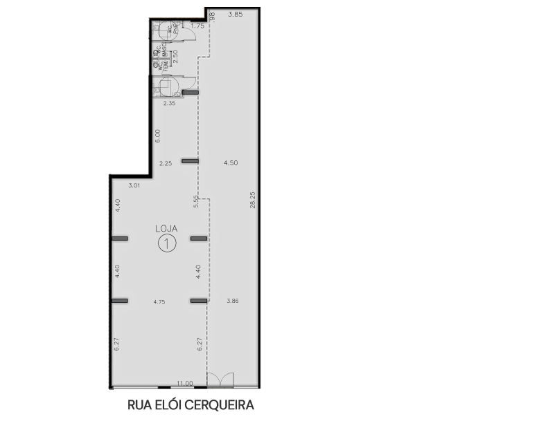 Loja 1 - 278m²