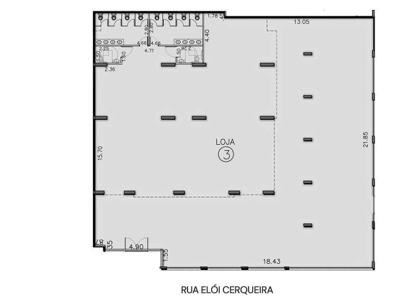 Loja 3 - 536m²