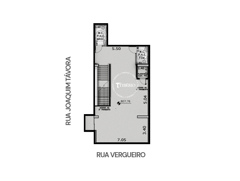 Loja 1 - 595,99m² (Térreo)