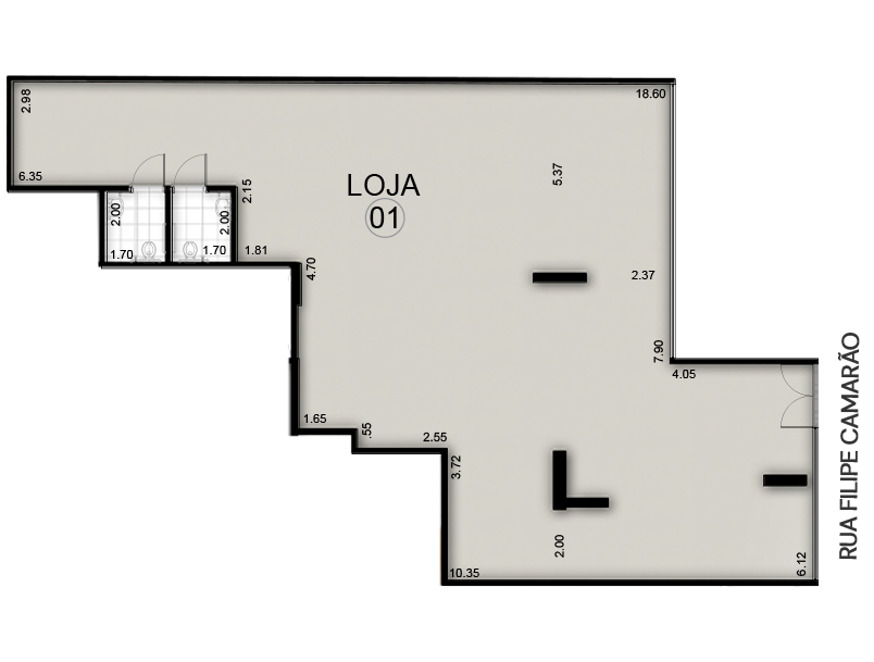 Loja 1 - 362,66m²