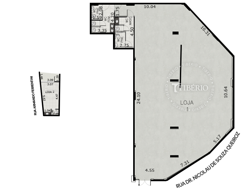 Loja - 405,31m² + Estoque